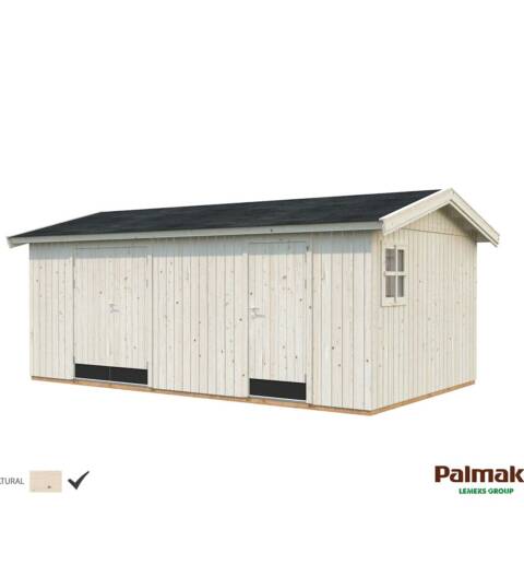 Abri de rangement isolé, 2 parties, toiture 2 pentes