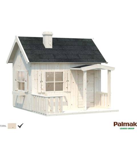 maisonnette enfant avec terrasse, cheminée